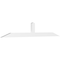 Ekena Millwork Portland Architectural Grade PVC Gable Bracket, 84"W x 14"H x 2"D x 4"F, 4/12 Pitch GBP084X14X0204POR00 - alternate 1